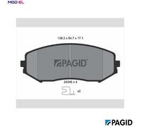 BRAKE PAD SET DISC BRAKE T1600N FOR SUZUKI GRAND/VITARA/II/Open/Off-Road 1.6L