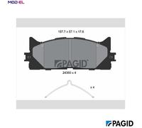 BRAKE PAD SET DISC BRAKE T1605N FOR LEXUS TOYOTA 2AR-FXE 2.5L 4cyl ES 3.5L 6cyl