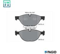 BRAKE PAD SET DISC BRAKE T1628N FOR BMW X5/E70 X6/F16/F86/E71/E72 M57D30A 3.0L