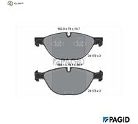 BRAKE PAD SET DISC BRAKE T1628N FOR BMW X5/E70 X6/F16/F86/E71/E72 M57D30A 3.0L