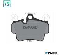 BRAKE PAD SET DISC BRAKE T1635N FOR PORSCHE BOXSTER/Spyder 911/Targa CAYMAN 3.4L