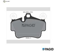 BRAKE PAD SET DISC BRAKE T1635N FOR PORSCHE BOXSTER/Spyder 911/Targa CAYMAN 3.4L