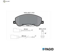 BRAKE PAD SET DISC BRAKE T1640N FOR FORD TRANSIT/Bus/TOURNEO/Van H9FB 2.4L 4cyl