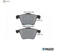 BRAKE PAD SET DISC BRAKE T1664N FOR FORD S-MAX GALAXY/MK/II/VAN VOLVO V60 S80