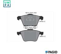 BRAKE PAD SET DISC BRAKE T1664N FOR FORD S-MAX GALAXY/MK/II/VAN VOLVO V60 S80