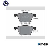BRAKE PAD SET DISC BRAKE T1664N FOR FORD S-MAX GALAXY/MK/II/VAN VOLVO V60 S80