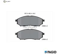 BRAKE PAD SET DISC BRAKE T1679N FOR RENAULT INFINITI NISSAN MURANO/II/VAN 2.5L G