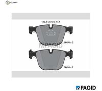 PAGID T1683N Brake pad set