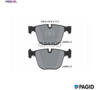 PAGID T1683N Brake pad set