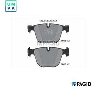PAGID T1683N Brake pad set
