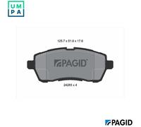BRAKE PAD SET DISC BRAKE T1687N FOR MAZDA FORD FIESTA/VI/Van Y406/Y646 1.6L 2