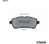 BRAKE PAD SET DISC BRAKE T1687N FOR MAZDA FORD FIESTA/VI/Van Y406/Y646 1.6L 2