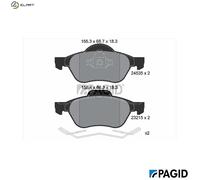 PAGID T1693N Brake pad set