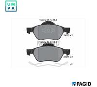 PAGID T1693N Brake pad set