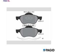 PAGID T1693N Brake pad set