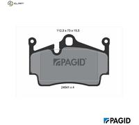 PAGID T1698N Brake pad set