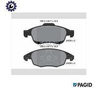 PAGID T1701N Brake pad set