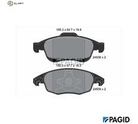 PAGID T1701N Brake pad set