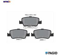 PAGID T1727N Brake pad set