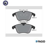 BRAKE PAD SET DISC BRAKE T1732N FOR DAIMLER JAGUAR XJ XK/II/Convertible XF 4.2L