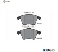 PAGID T1754N Brake pad set