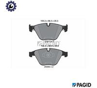 BRAKE PAD SET DISC BRAKE T1770N FOR BMW 3/E92/E91/Convertible/E90/F0/F80 X1