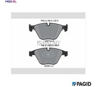 BRAKE PAD SET DISC BRAKE T1770N FOR BMW 3/E92/E91/Convertible/E90/F0/F80 X1