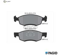 PAGID T1772N Brake pad set