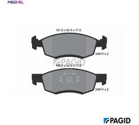 PAGID T1772N Brake pad set