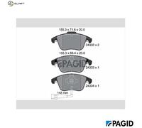 PAGID T1783N Brake pad set