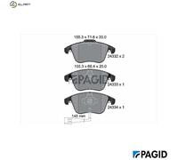 PAGID T1783N Brake pad set