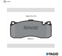 BRAKE PAD SET DISC BRAKE T1784N FOR MINI BMW 3/E90/Convertible 1.6L 4cylA 2.0L