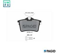 BRAKE PAD SET DISC BRAKE T1788N FOR PEUGEOT PARTNER/Box/Body/MPV/TEPEE 207/SW