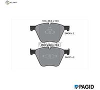 PAGID T1792N Brake pad set