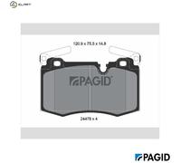BRAKE PAD SET DISC BRAKE T1793N FOR MINI N47 C20 A 2.0L N14B16AB/B16A 1.6L 4cyl