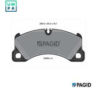 PAGID T1798N Brake pad set