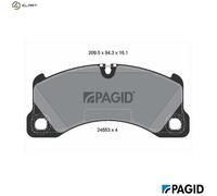PAGID T1798N Brake pad set