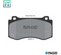 BRAKE PAD SET DISC BRAKE T1803N FOR DODGE JEEP GRAND/CHEROKEE/III CHRYSLER