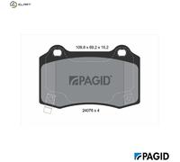 BRAKE PAD SET DISC BRAKE T1804N FOR DODGE JEEP GRAND/CHEROKEE/III TESLA 6.4L