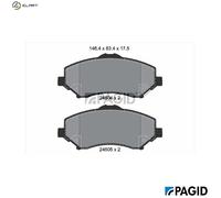 BRAKE PAD SET DISC BRAKE T1807N FOR VW JEEP DODGE FIAT CHRYSLER 4.0LCJRA 3.6L