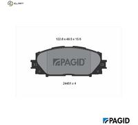 PAGID T1814N Brake pad set