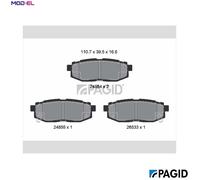 PAGID T1817N Brake pad set