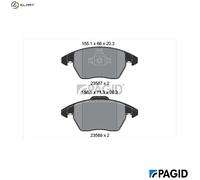 PAGID T1841N Brake pad set