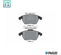 PAGID T1841N Brake pad set