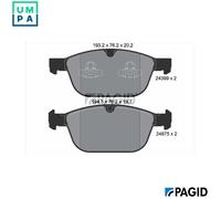 BRAKE PAD SET DISC BRAKE T1845N FOR VOLVO XC90/VAN XC60/SUV B4204T11 2.0L 4cyl