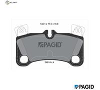 PAGID T1863N Brake pad set