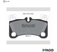 PAGID T1863N Brake pad set