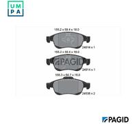 PAGID T1894N Brake pad set