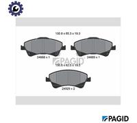 PAGID T1905N Brake pad set
