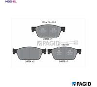PAGID T1919N Brake pad set